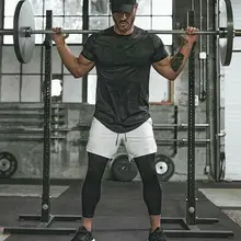 Мужские быстросохнущие брюки-карандаш для бега, мужские брюки, спортивный костюм, спортивные штаны пэчворк, леггинсы, спортивная одежда для бега