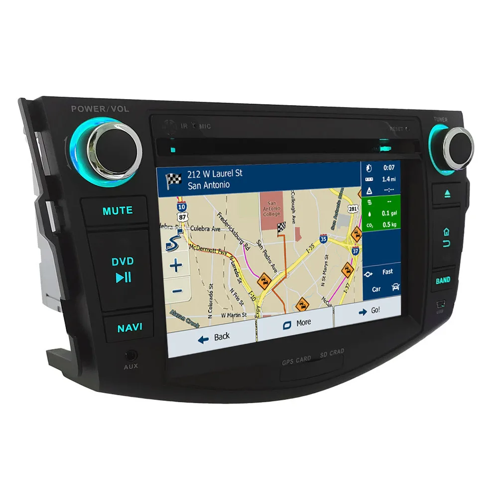 Excellent Klyde 4G WIFI Android 9 Octa Core 4GB RAM 64GB ROM DSP BT Car DVD Multimedia Player Radio GPS Glonass For Toyota RAV4 2006-2012 5