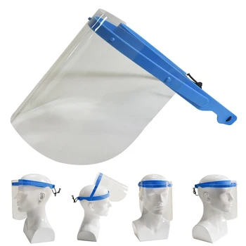 

Safety Faceshield Transparent Full Face Cover Protective Film Tool Anti-Fog Premium PET Material Face Shield Protective Cover