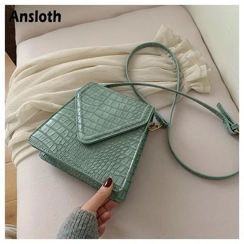 Женские сумки с каменным узором anlith женские через плечо из искусственной кожи