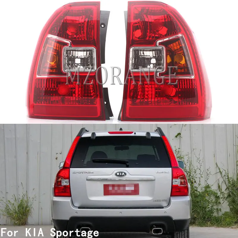 MZORANGE Tail светильник для KIA Sportage 2007 2008 2009 2010 2011 2012 автомобиля задний стоп-сигнал Тормозная Стоп лампа хвост светильник в сборе без лампочки