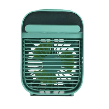

Mini USB Desktop Air Cooler Personal Space Cooling Fan Adjustable Wind Speed for Home Office Bedroom