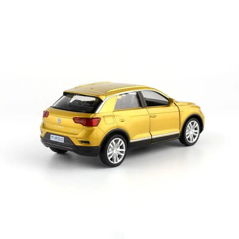 RMZ City VW VOLKSWAGEN T-ROC GOLD MATT 11,5cm DIE CAST METAL MODEL NEW IN  BOX