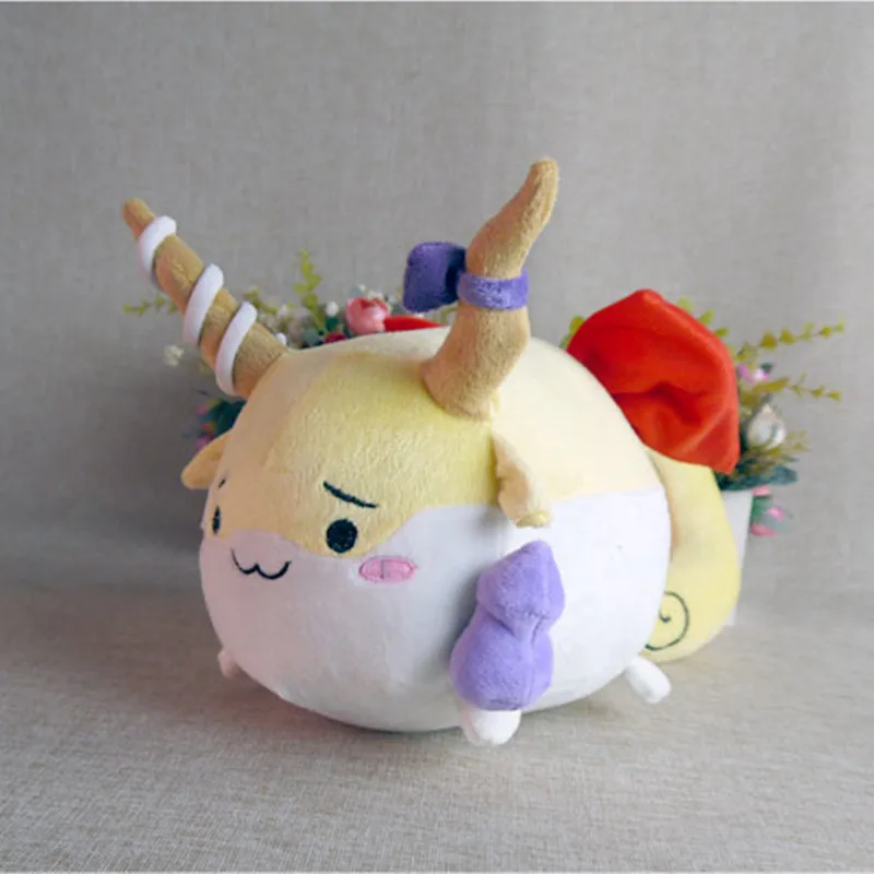 Anime Game TouHou Project Cosplay Plush Toys Ibuki Suika Pet Ball Figure Doll Cartoon Filling Pillow 36cm For Gift
