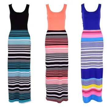 

2020 New Women Sexy Summer Dress Boho Sexy Sleeveless Evening Party Dress Beach Sundress