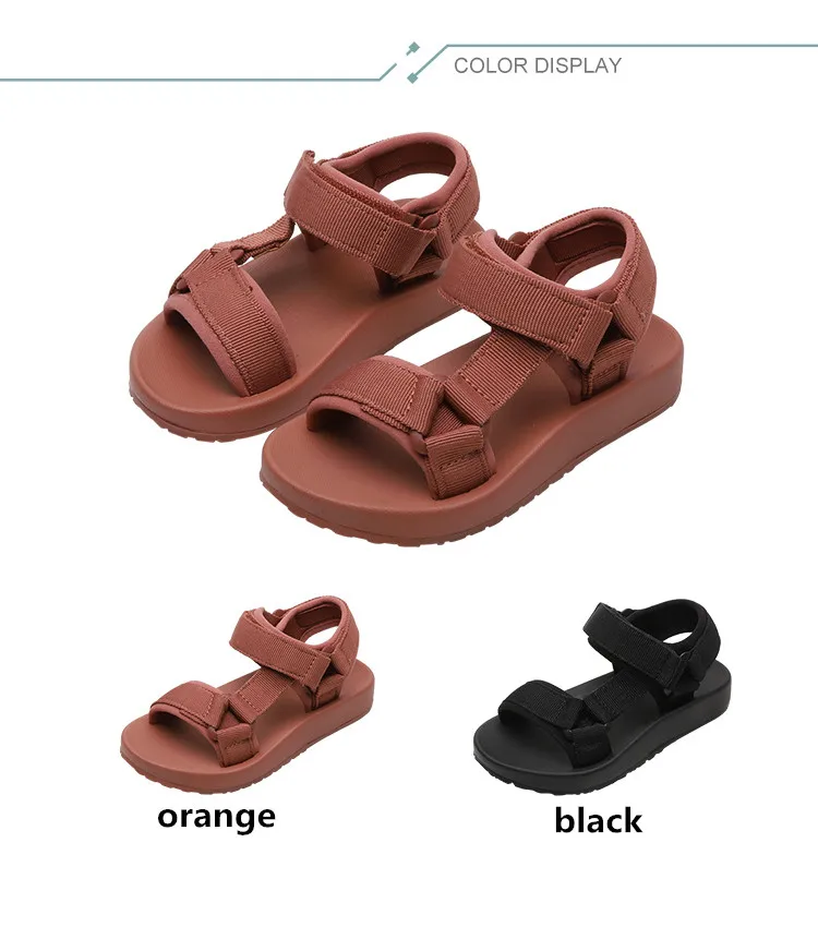 Kid Shoes Summer Style Children Sandals Girls Princess Breath Light  Shoes Kids Flat Sandals Baby Girls Roman Easy Hook Shoes