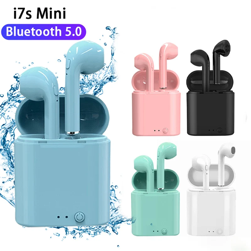 I7s TWS Bluetooth-наушники Спортивная мини-гарнитура Водонепроницаемые наушники