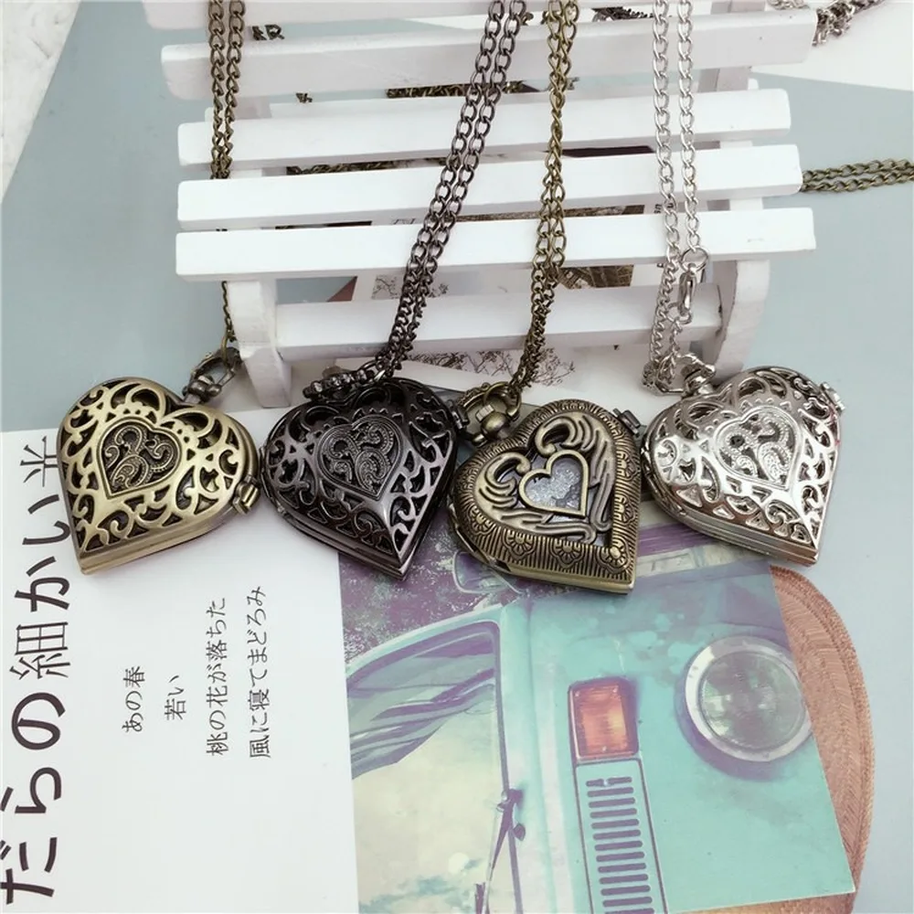 Винтажное ожерелье зеленая бронза вырезанная искусственная подвеска любовь