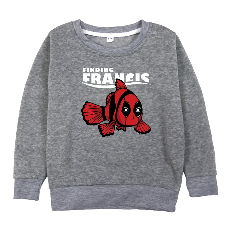 Hoodies 6 Deadpool/Детские толстовки с капюшоном; детская хлопковая одежда для маленьких девочек; сезон весна-осень; топы; костюм для мальчиков; одежда с длинными рукавами для младенцев - Цвет: Hoodies 6