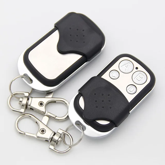 433MHz Remote Control Duplicator Copy Clone Garage Door Gate Remote Control Fixed Code 433mhz Transmitter Keychain Opener Remote 2