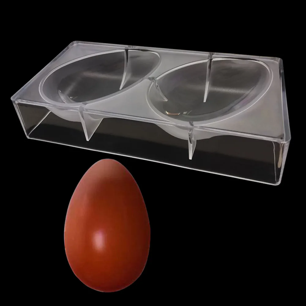 

3D Easter eggs shape Polycarbonate Chocolate Mold PC Food Grade Candy Mould Chocolate Candy bakeware baking Pastry Tool