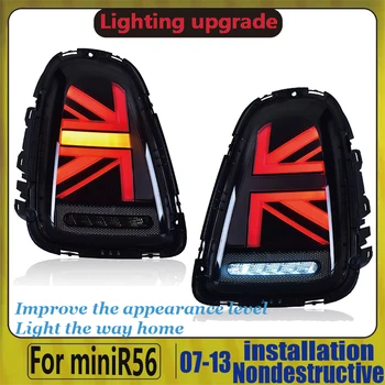 

Car Styling LED R55 R56 R57 taillight Case for Mini Cooper Clubman R55 R56 R57 taillights 2007-2013 LED rear lamp tail LED lamp