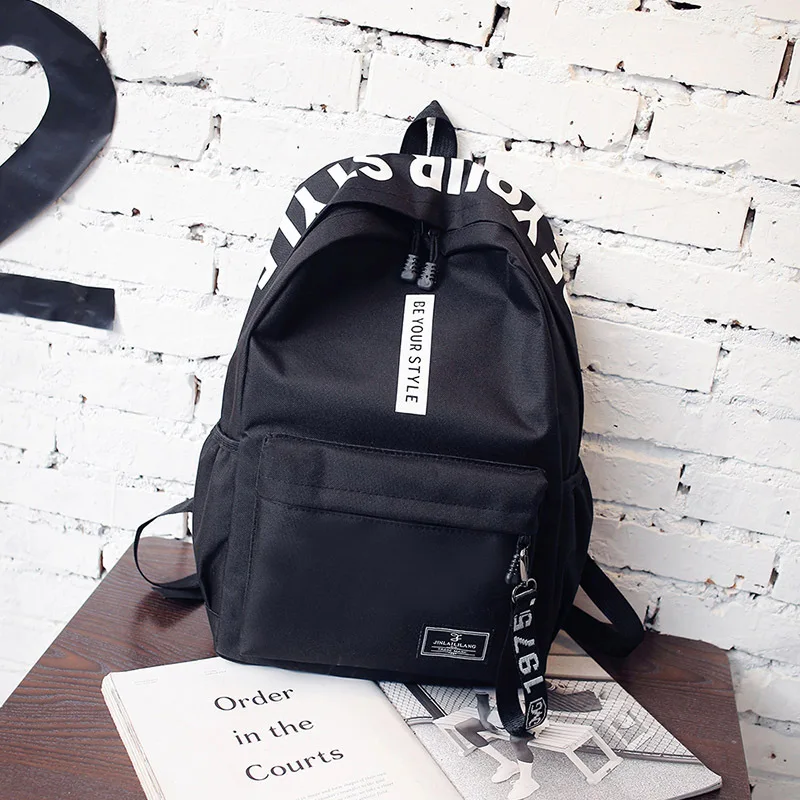 Школьный рюкзак mochilas escolares холщовый большой емкости для студентов средней школы дикий маленький необычный Рюкзак Школьная Сумка