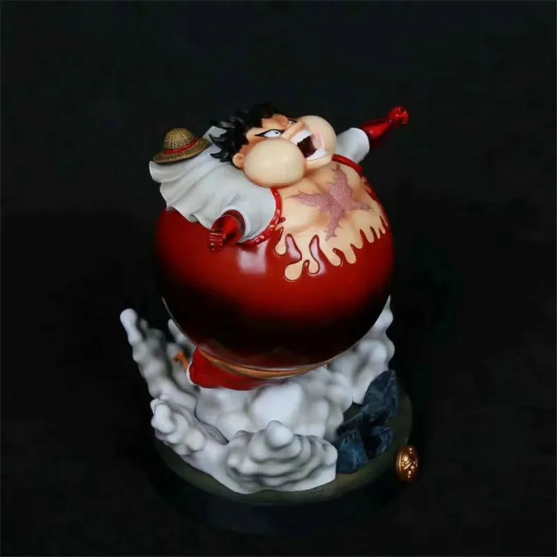 

ONE PIECE Tank Man Satiety Monkey D. Luffy GK Statue PVC Action Figure Collection Model Toy M3105