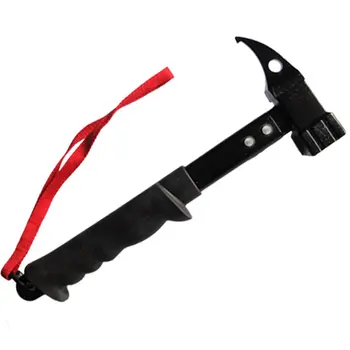 

Ergonomic Handle Camping Peg Hammer with Steel Head for Tent Stakes With Rope Outdoor Tent Supplies