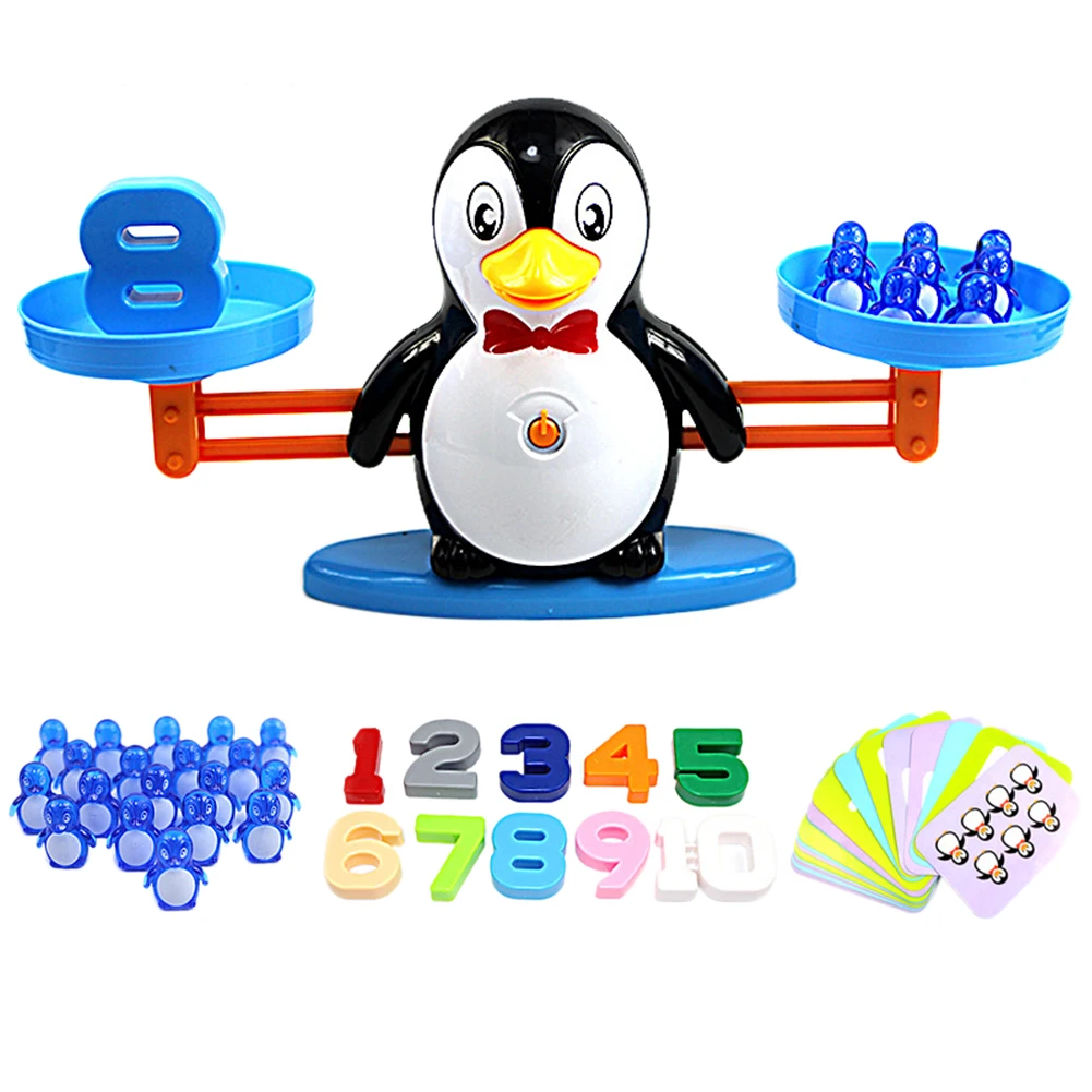 

Toddler Scale Toy PVC Children Number Home Portable Gift Balancing Teaching Math Games Early Learning Smooth Desktop