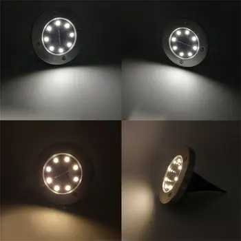 

4pcs/set Solar Power Panel Lawn Lamps Bright Light LED Energy Saving Waterproof For Outdoor Pathways Garden Install In Ground