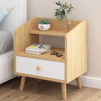 

Simple Bedside Table Simple Modern Storage Cabinet European Bedroom Small Bedside Cabinet North Economy