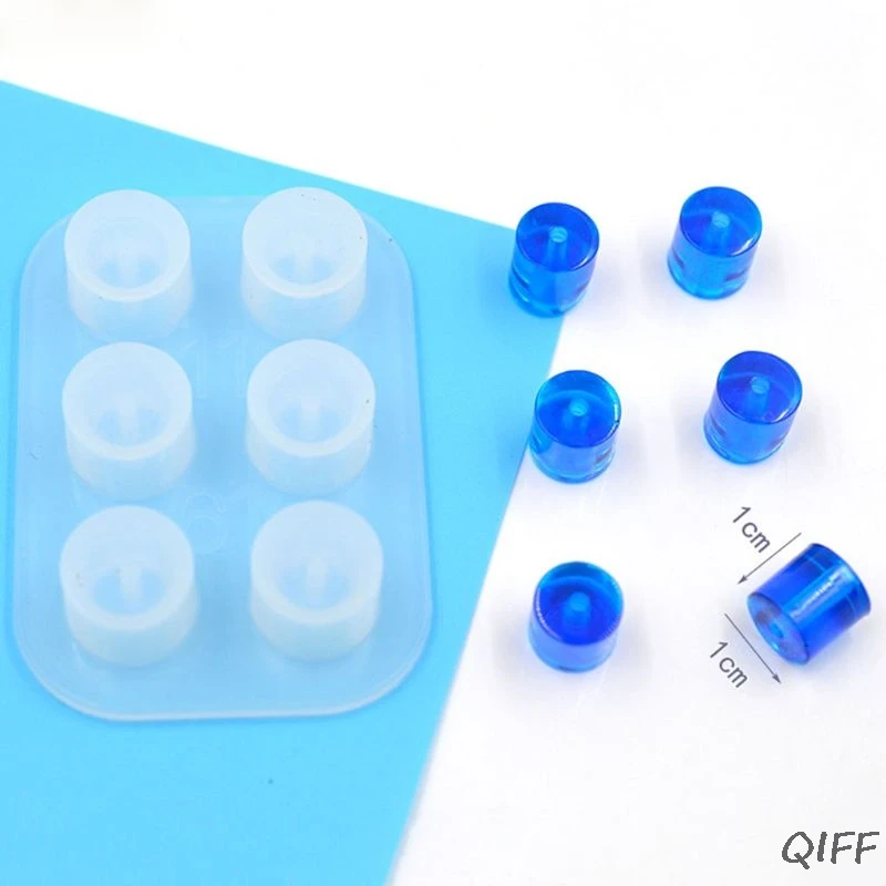 5Pc Handmade Bead Resin Silicone Mold Fit For Add-a-Bead Bracelet Jewelry Making