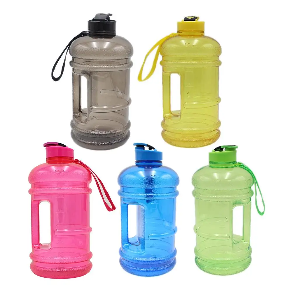 

PETG 2.2 liter sports bottle plastic fitness bottle 180 g large capacity plastic water bottle container riding outdoor carrying