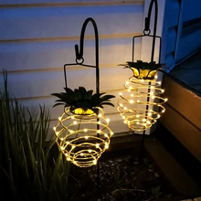 

Solar Hanging Fairy Lights Pineapple Shape Outdoor Garden Wall Lamp Waterproof