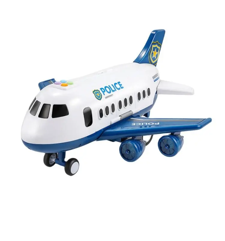 Polizei Spielzeug Flugzeug mit Sound & Licht für Kinder Weihnachten DE 
