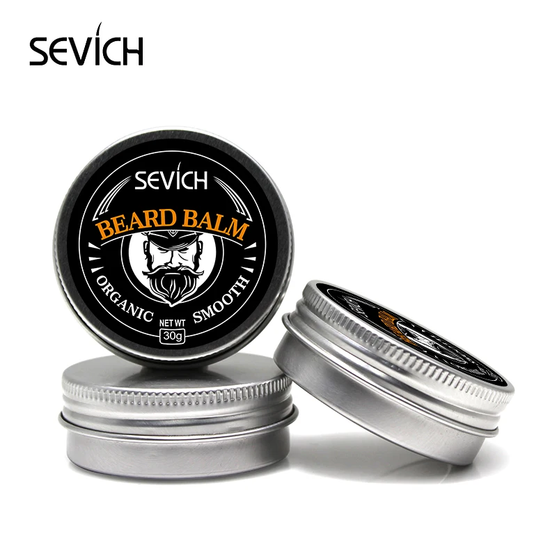 Sevich 20 шт./лот 30 г мужской органический бальзам для бороды воск усов стильный