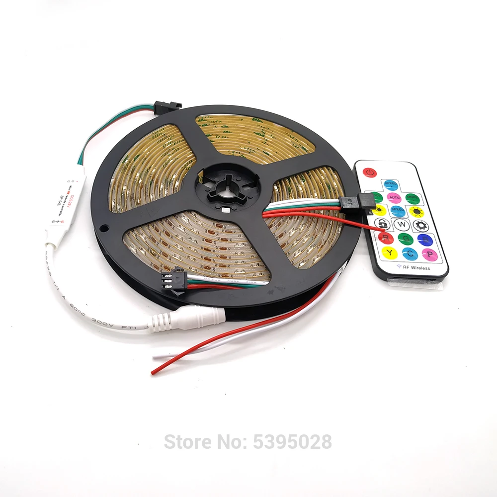 Светодиодная лента WS2812b с управлением Mini Rf USB 14 клавиш 17 без питания 5 в