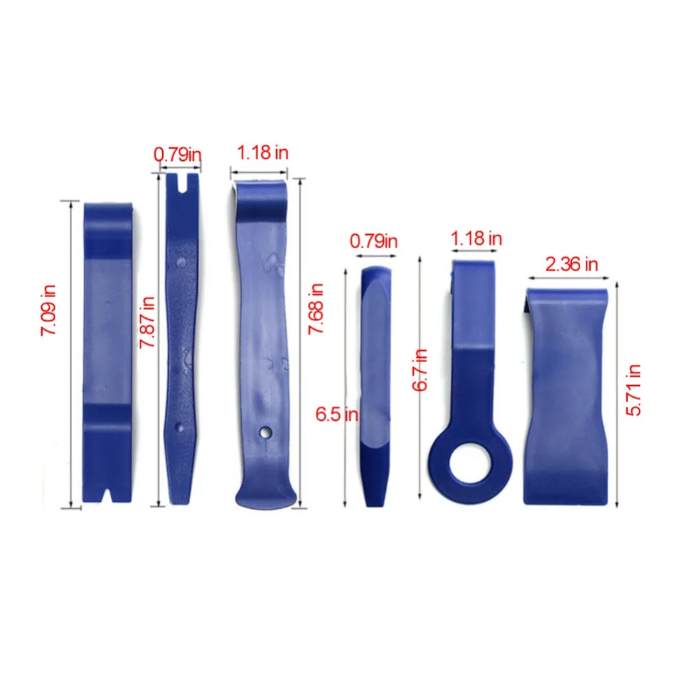 12pcs Car Radio Removal Tools Hand Tool Set Auto Door Clip Panel Trim Dash Audio Removal Installer Pry Repairing Tools Kit