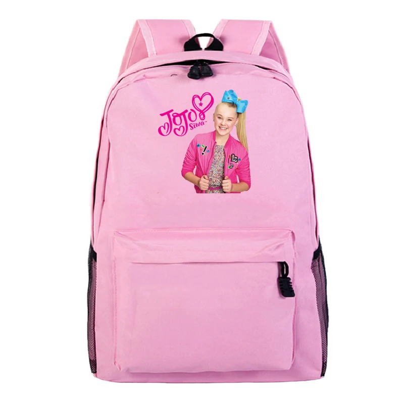 Высококачественный школьный рюкзак Jojo Siwa, популярный узор, рюкзак для ноутбука, Детские повседневные сумки для мальчиков и девочек