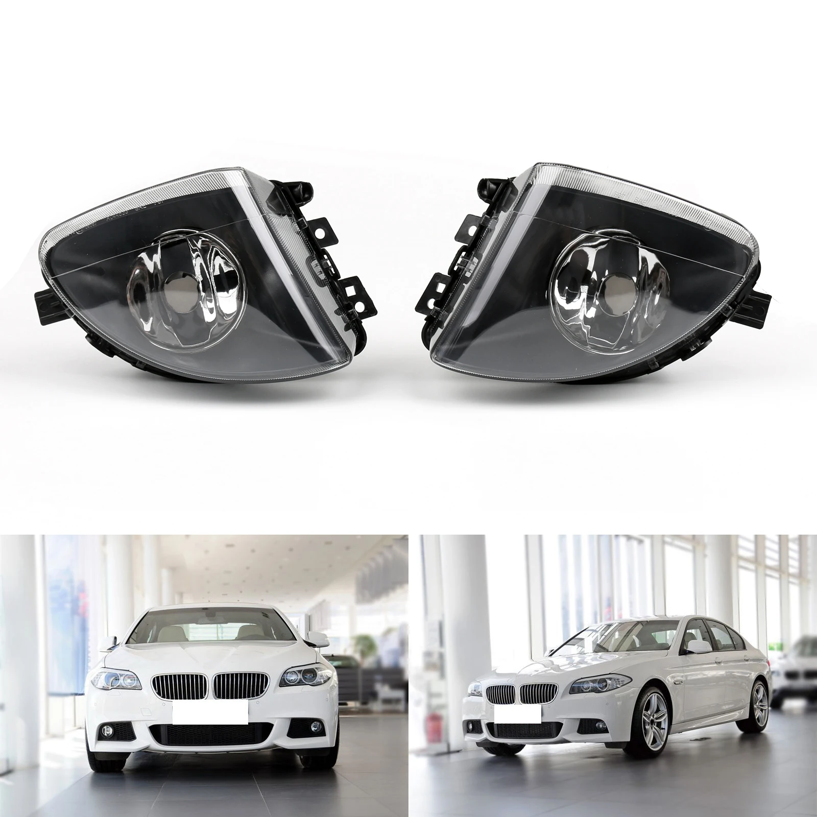 

Areyourshop Front Bumper Fog Driving Light Lamp Right&Left For BMW 5SERIES F10 F18 2010-2013 Front Fog Light Car Styling Parts