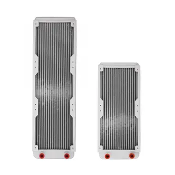 

240/360mm Aluminium Water Cooling Computer Radiator 18 Tube CPU Heat Sink Water Cooler Liquid Heat Exchanger
