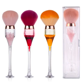 

1pc Makeup Brushes Make Up Brushes Round Head Blush Brush Portable Makeup Brush For Home Woman Man Brochas Maquillaje