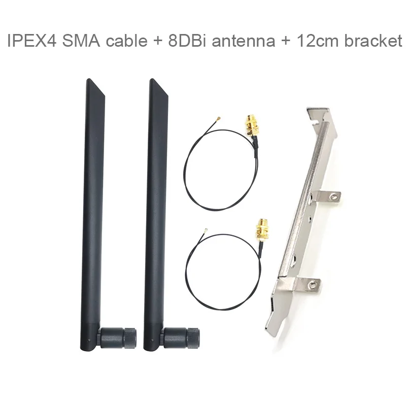 Антенна Wi-Fi 8 дБ с кронштейном для AX200 AX210 EM7455 BCM94360CS | Компьютеры и офис