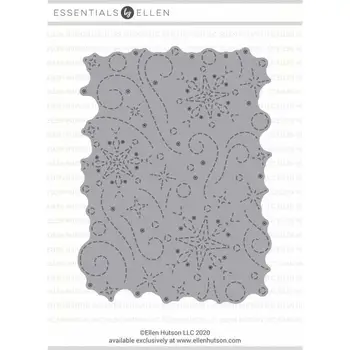 

Twirling Flurries Metal Cutting Dies Christmas Hanafuji for Scrapbooking Steel Craft Die Cut Embossing Paper