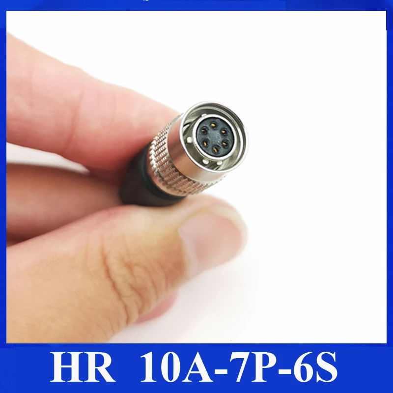 Hirose разъем 6-контактный разъем(мама), HR10A-7P-6S/HR10A-7R-6P, 6-контактный разъем питания, камера кабель питания 6 pin, гнездовой разъем