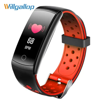

Willgallop 2020 Q8L IP68 waterproof heart/blood oxygen monitoring information reminds men and women sports tracker smartbracelet