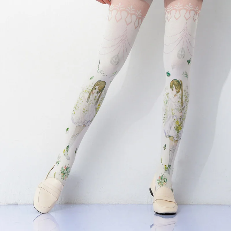 

Anime Cool Printed Women Pantyhose Dropship And Bulk