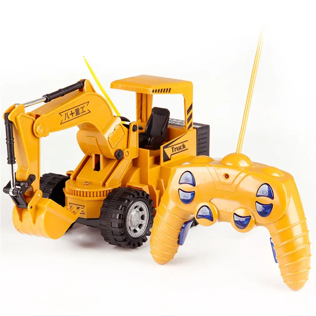 

Remote Control Engineering Vehicle Construction Site 5-channel Simulation Engineering Truck Forklift Car Toy for Kids