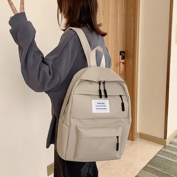 

Backpack Women Backpack Retro Student School Bag Teenage Girl Backpacks Large Capacity Shoulder Bag Travel Bagpack 20H