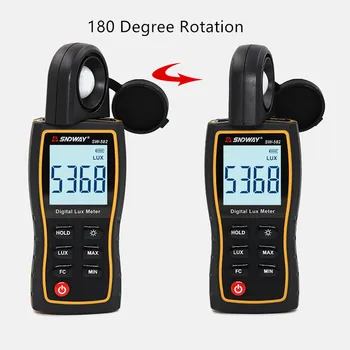 

Handheld SW-582 Luxmeter Digital Light Meter For Photography Illuminance Meter Portable Lux Meter Spectrometer