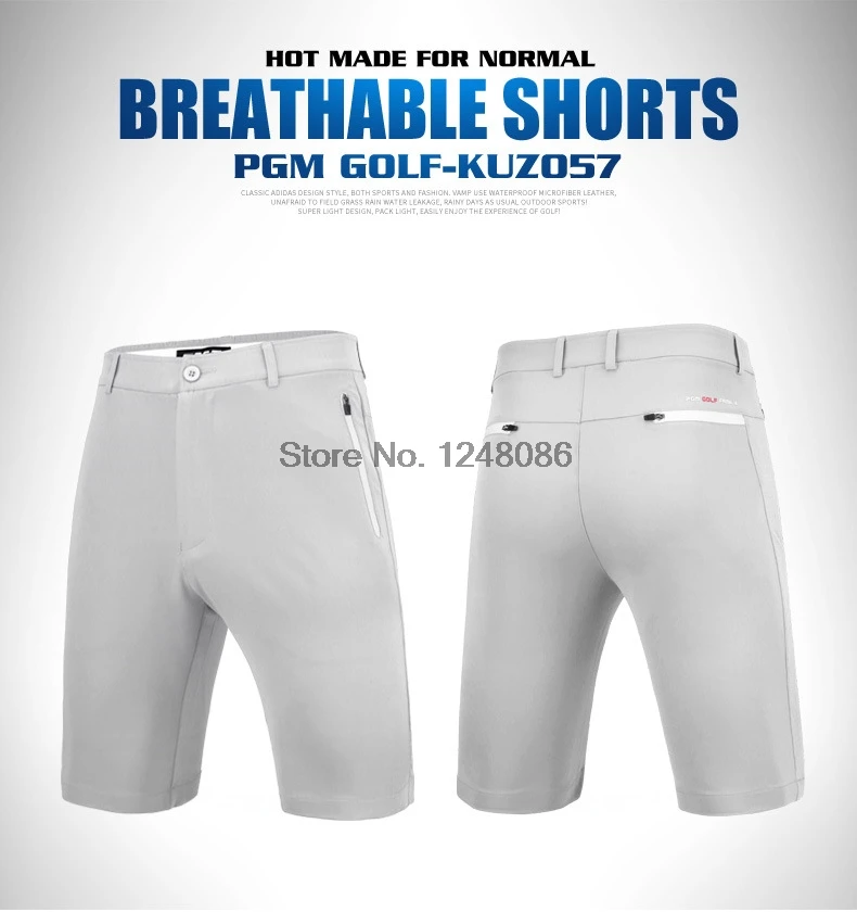 Pgm мужские эластичные быстросохнущие шорты для гольфа летние дышащие сетчатые шорты для гольфа прямая Спортивная одежда для гольфа 2Xs-3Xl D0772