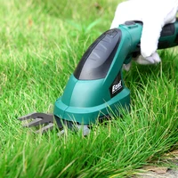 7.2V elektryczny trymer 2 w 1 akumulator litowo-jonowy nożyce do żywopłotu przycinarka do trawy elektryczna kosiarka narzędzia ogrodnicze sekator ET1511C 3