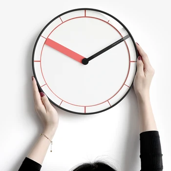 

Simple Large Wall Clock Nordic Living Room Unique Minimalist Wall Watch Kitchen Silent Reloj Art Restaurant Home Decor ZB5WC