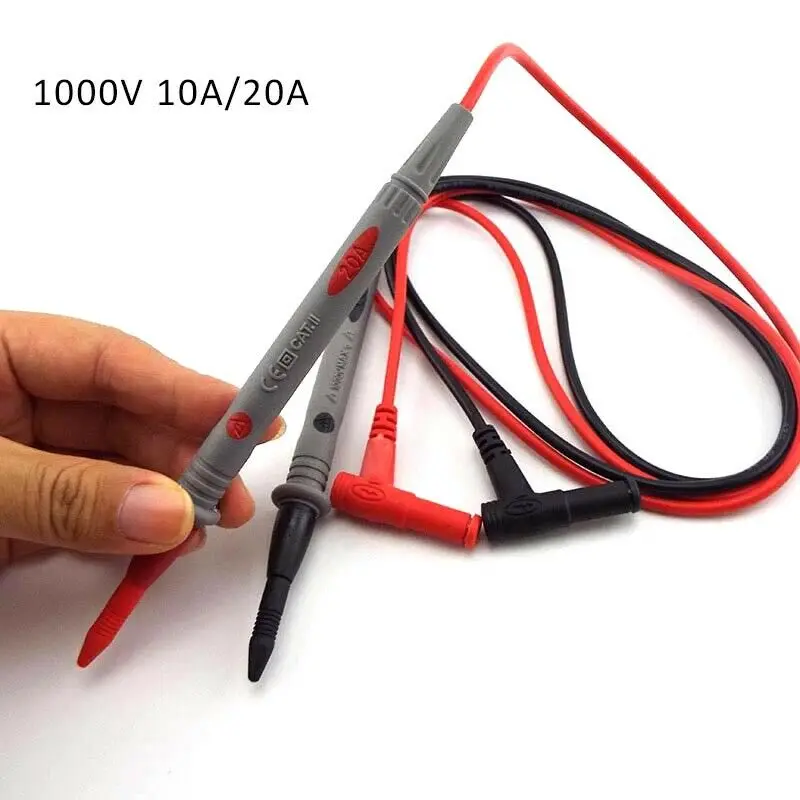 

Universal 1000V 10A/20A Multi Meter Test Probe leads Probes multimeter Needle tip pen for Digital Multimeter Tester Voltmeter