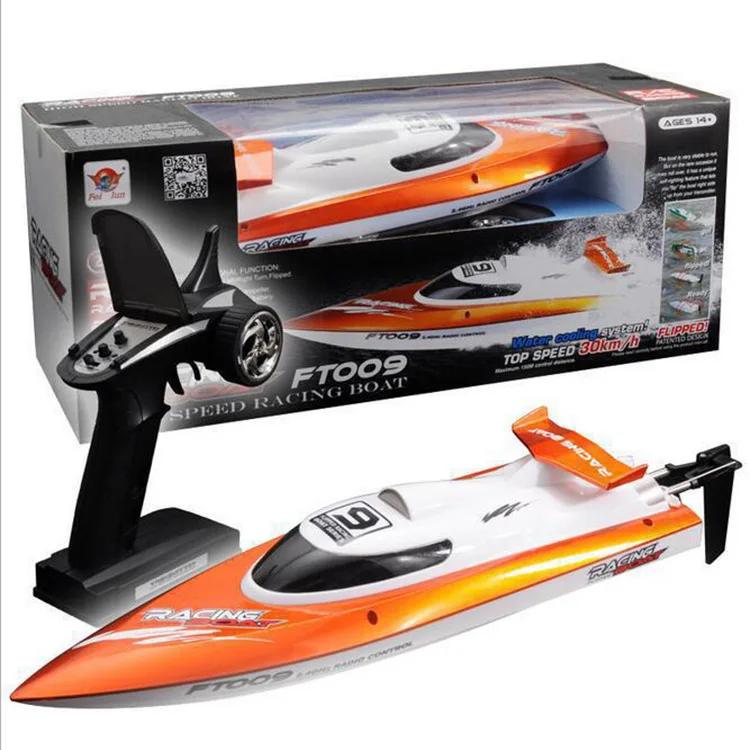 

Flywheel Ft009 2.4G Electric Remote Control Boat Water High-Speed Speedboat-Flipping Navigation Toy