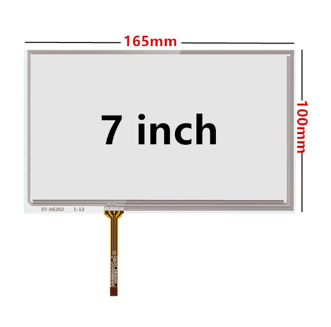 Polegada Resistência Digitador Touch Screen Peças de Reposição do Painel de Vidro para o Carro Dvd de Navegação Gps Multimídia 6.2 - Imagem 3