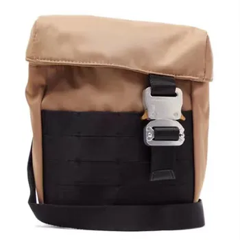 

ALYX Bags Men Women Casual Fashion Brown Black ALYX Shoulder Bags Metal Buckle Functional Tactical ALYX Shoulder Bags