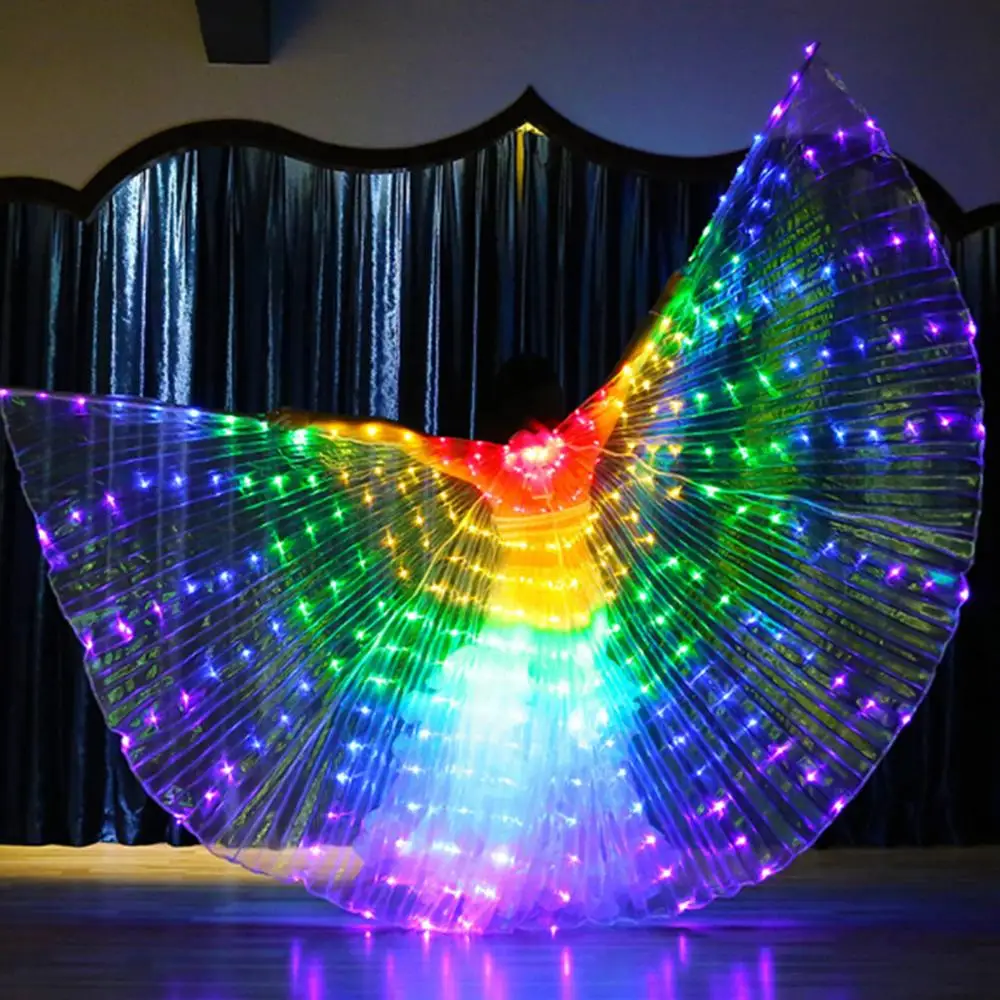 

Wings Sticks Led Wings Belly Dance Lamp Props 360 Degrees Accessories Led Performance Clothing