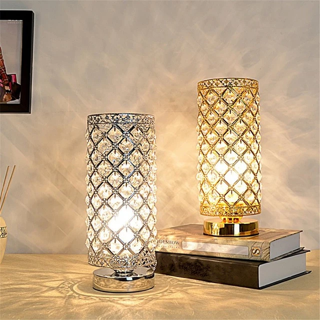 Lampe Led Moderne En Cristal, E27, Réglable, Luminaire Décoratif D